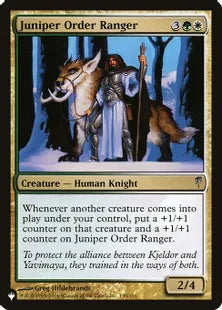 《柏槙教団のレインジャー/Juniper Order Ranger》[The List] 金U