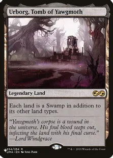 《ヨーグモスの墳墓、アーボーグ/Urborg, Tomb of Yawgmoth》[The List] 土地R