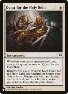 《聖なる秘宝の探索/Quest for the Holy Relic》[The List] 白U