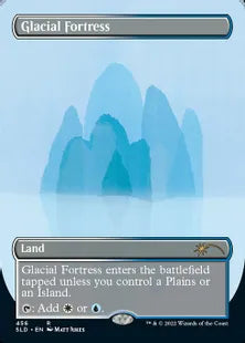 《氷河の城砦/Glacial Fortress》[Secret Lair] 土地(456)