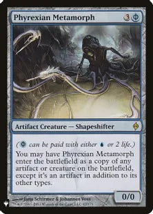 《ファイレクシアの変形者/Phyrexian Metamorph》[MB1] 青R