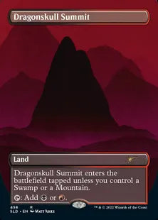 《竜髑髏の山頂/Dragonskull Summit》[Secret Lair] 土地(458)