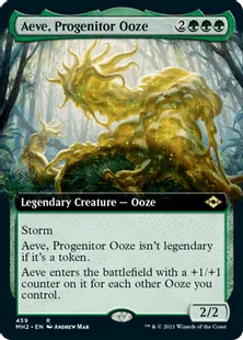 ■拡張アート■《前駆軟泥、エーヴ/Aeve, Progenitor Ooze》[MH2-BF] 緑R