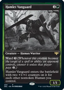 《小村の先兵/Hamlet Vanguard》[DBL] 緑R