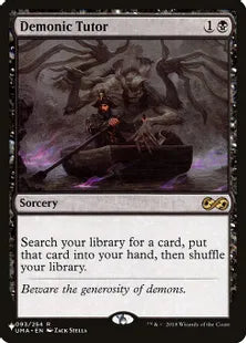 《悪魔の教示者/Demonic Tutor》(UMA版)[The List] 黒R