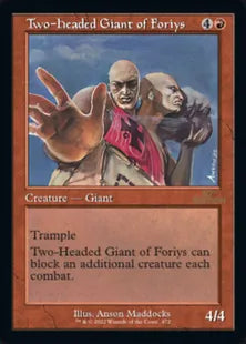 ■旧枠■《Two-Headed Giant of Foriys》[30A] 赤R