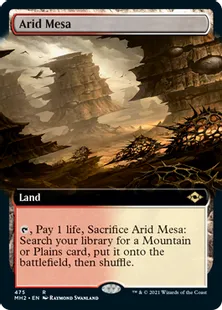 ■拡張アート■《乾燥台地/Arid Mesa》[MH2-BF] 土地R
