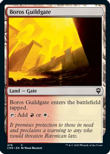 《ボロスのギルド門/Boros Guildgate》[CMR] 土地C(478)