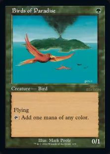 ■旧枠■《極楽鳥/Birds of Paradise》[30A] 緑R