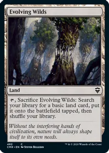 《進化する未開地/Evolving Wilds》[CMR] 土地C(482)