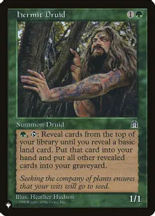 《隠遁ドルイド/Hermit Druid》[The List] 緑R