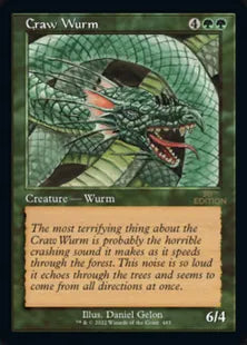 ■旧枠■《大喰らいのワーム/Craw Wurm》[30A] 緑C