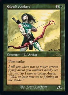 ■旧枠■《エルフの射手/Elvish Archers》[30A] 緑R
