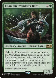 《放浪の吟遊詩人、イーサーン/Yisan, the Wanderer Bard》[The List] 緑R
