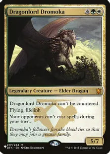 《龍王ドロモカ/Dragonlord Dromoka》[The List] 金R