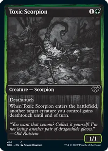 《毒蠍/Toxic Scorpion》[DBL] 緑C