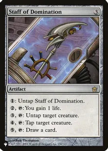 《威圧の杖/Staff of Domination》[The List] 茶R