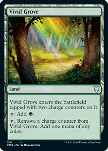 《鮮烈な林/Vivid Grove》[CMR] 土地U(501)