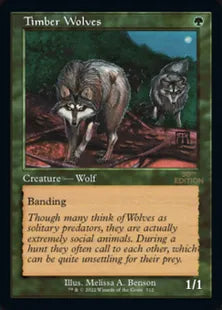 ■旧枠■《森林狼/Timber Wolves》[30A] 緑R