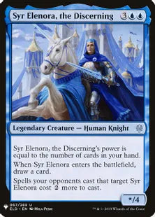 《具眼の主、エレノラ卿/Syr Elenora, the Discerning》[MB1] 青U