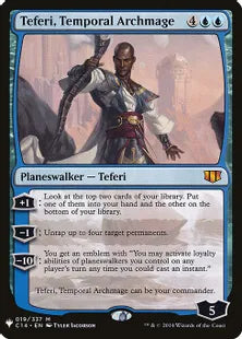 《時間の大魔道士、テフェリー/Teferi, Temporal Archmage》[MB1] 青R