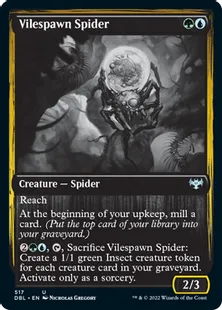 《堕落産みの蜘蛛/Vilespawn Spider》[DBL] 金U