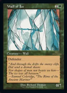 ■旧枠■《氷の壁/Wall of Ice》[30A] 緑U