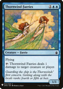《ソーンウィンド・フェアリー/Thornwind Faeries》[MB1] 青C
