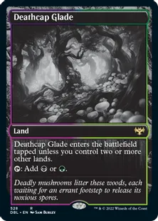 《死天狗茸の林間地/Deathcap Glade》[DBL] 土地R