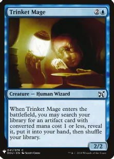 《粗石の魔道士/Trinket Mage》[MB1] 青C