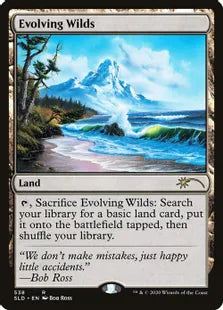 《進化する未開地/Evolving Wilds》[Secret Lair] 土地(538)
