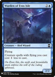 《イーヴォ島の管理人/Warden of Evos Isle》[MB1] 青C
