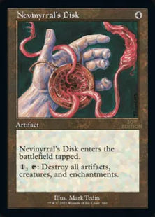 ■旧枠■《ネビニラルの円盤/Nevinyrral's Disk》[30A] 茶R