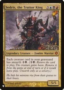 《裏切り者の王、セドリス/Sedris, the Traitor King》[The List] 金R