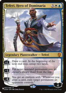 《ドミナリアの英雄、テフェリー/Teferi, Hero of Dominaria》[The List] 金R