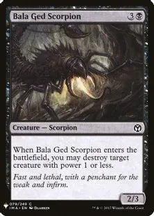 《バーラ・ゲドの蠍/Bala Ged Scorpion》[MB1] 黒C