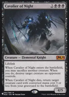 《夜の騎兵/Cavalier of Night》[The List] 黒R