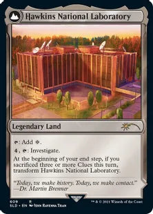 《Hawkins National Laboratory》/《The Upside Down》[Secret Lair] 土地(609)