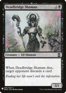 《死橋のシャーマン/Deadbridge Shaman》[MB1] 黒C