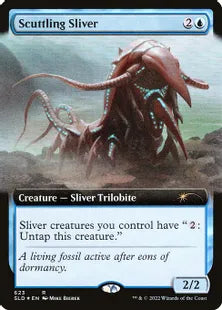 《小走りスリヴァー/Scuttling Sliver》[Secret Lair] 青(623)