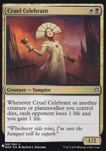 《残酷な祝賀者/Cruel Celebrant》[The List] 金U