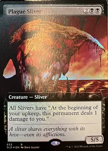 《疫病スリヴァー/Plague Sliver》[Secret Lair] 黒(633)
