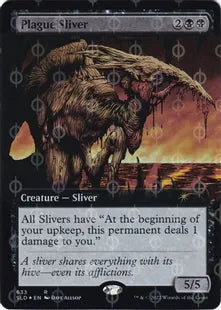 《疫病スリヴァー/Plague Sliver》[Secret Lair] 黒(633)
