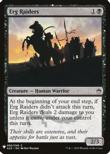 《アーグの盗賊団/Erg Raiders》[MB1] 黒C