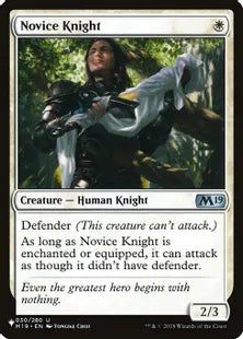 《新米騎士/Novice Knight》[The List] 白U