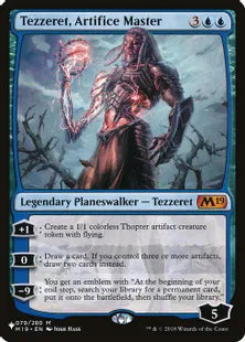 《工匠の達人、テゼレット/Tezzeret, Artifice Master》[The List] 青R