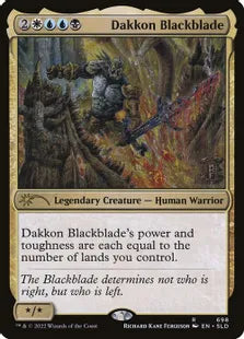 《黒き剣のダッコン/Dakkon Blackblade》[Secret Lair] 金(698)