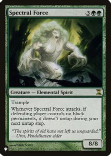 《幽体の魔力/Spectral Force》[The List] 緑R
