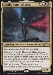 《Cecily, Haunted Mage》/《Eleven, the Mage》[SLX] 金R