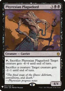 《ファイレクシアの疫病王/Phyrexian Plaguelord》[MB1] 黒R